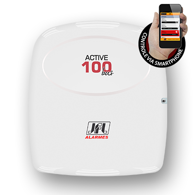 Detalhes do produto Central de alarme monitorável - JFL Active-100 BUS (modular)