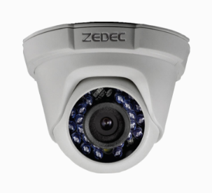 Detalhes do produto CÂMERA ZEDEC HD DOME IR