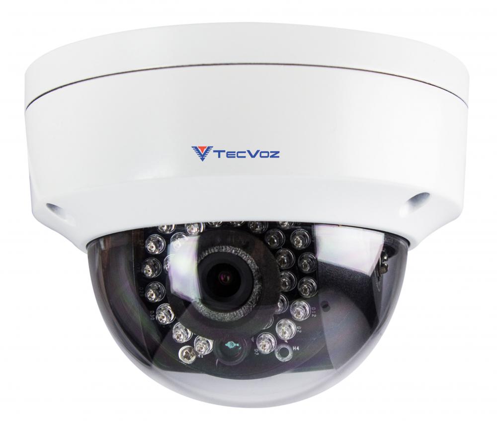 Detalhes do produto Câmera IP Dome Varifocal IR 30m - TW-IDM400v Tec Voz